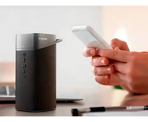 Parlante Bluetooth Philips Tas3505/00 European Design Plateado - Imagen 6