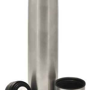 Termo Bala 1 Litro Acero Inoxidable Doble Capa Termica Plateado