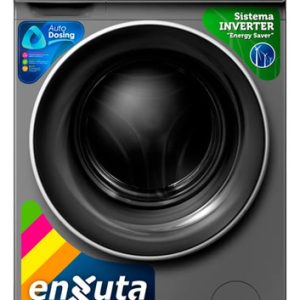 Lavasecarropas Enxuta Inverter 12-8 Kg Carga Frontal Digital Gris