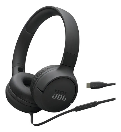 Auriculares Jbl Tune 520c Wired On Ear Usb-c