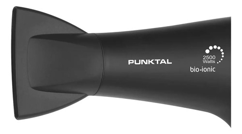 Secador De Pelo Punktal Pk-2500 Ion Con Difusor 2500w 3 Niveles De Calor 2 Velocidades Cable De 1,70 Mts Negro - Imagen 3