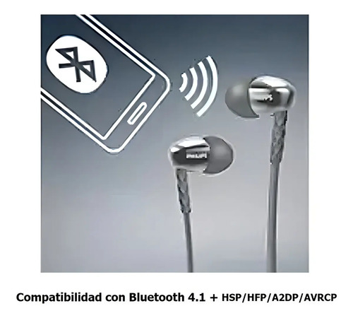 Auriculares Inalámbricos Philips Upbeat Shb3595 Negro - Imagen 6