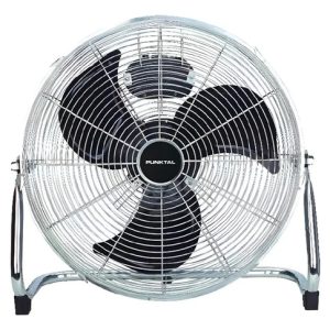 Ventilador Semi Industrial Punktal Turbo Metálico 100w 50cm 3 Velocidades 50 Cm Plateado