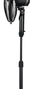 Ventilador Pie 1.30 Alto 3 Velocidades 40cm Midea Negro Diámetro 40 Cm Material De Las Aspas Plástico