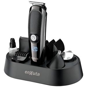 Cortapelo Enxuta 5en1 Cabezales Intercambiables, Recargable Negro