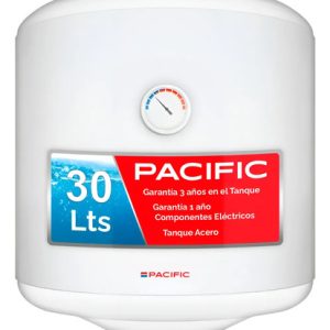 Termotanque Eléctrico Pacific 30l Acero Vitrificado Blanco 1