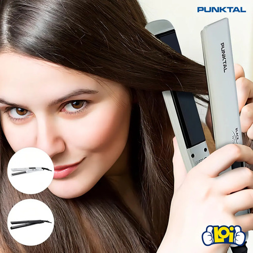 Planchita de pelo Punktal PK-325BW negra - Imagen 7