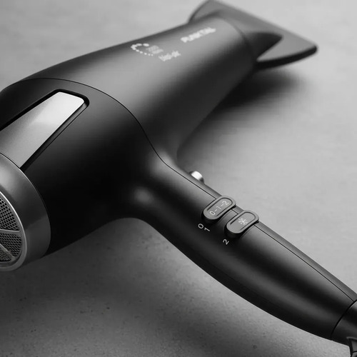 Secador De Pelo Punktal Pk-2500 Ion Con Difusor 2500w 3 Niveles De Calor 2 Velocidades Cable De 1,70 Mts Negro - Imagen 8