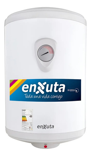 Calefon Termotanque Enxuta 30 Litros Acero Color Blanco