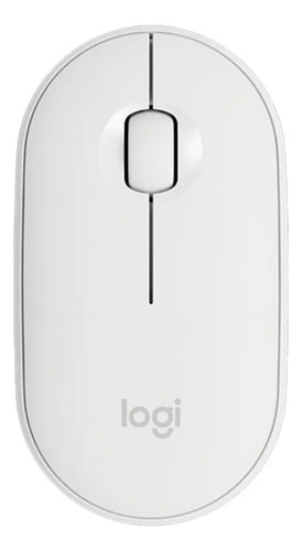 Mouse Logitech M350s Pebble 2 Bluetooth Blanco Inalambrico Color Blanco Crudo