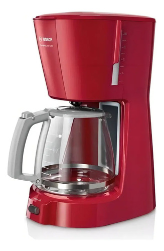Cafeteras De Goteo Bosch Tka3a034 Roja 1.25 Lts - Fama Color Rojo