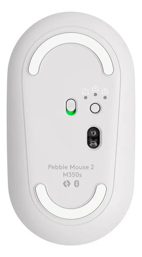 Mouse Logitech M350s Pebble 2 Bluetooth Blanco Inalambrico Color Blanco Crudo - Imagen 4