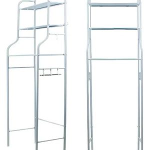 Estantes Armario Mueble Organizador Baño Inodoro Metal Acero