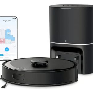 Aspiradora Robot Tapo Rv30 Max Plus Con Base Autovaciado Color Negro