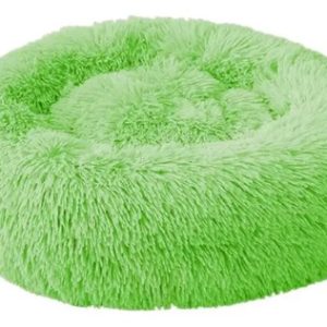 Cama Cucha Puff Redondo 70cm De Felpa P/ Mascotas Talle Xl