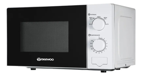 Microondas Daewoo Manual Blanco 700w 20lts - Imagen 4