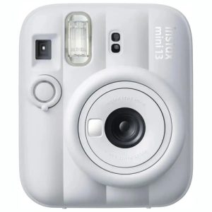 Cámara Fuji Instax Mini 13 Fotos Instantáneas Con Espejo Integrado Para Selfies - Clay White Blanco