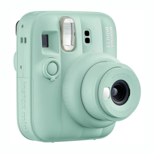Cámara Fuji Instax Mini 13 Fotos Instantáneas Con Espejo Integrado Para Selfies - Lagoon Green Verde - Imagen 2