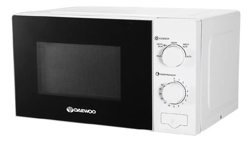 Microondas Daewoo Manual Blanco 700w 20lts - Imagen 2