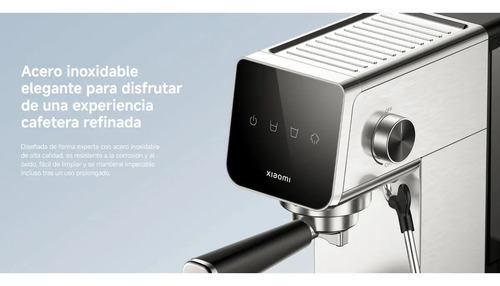 Cafetera Xiaomi Espresso Semi-automática 20 Bares 1350w Acero Inoxidable 0.9l Espumador Profesional Compacta - Imagen 6