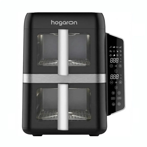 Freidora De Aire Doble Canasto Vertical Hogaron Hgaf12dbk 24