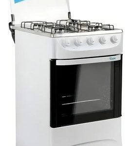 Cocina Tem Aniversario 4h Horno Supergas Tapa De Vidrio Color Blanco