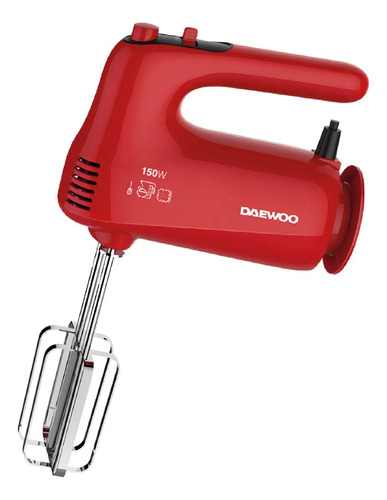 Batidora De Mano Daewoo Hm505red 150w Rojo 50 Hz