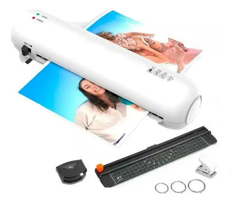 Máquina Plastificadora Plastifica A4 + Accesorios Cort