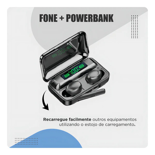 Auriculares Bluetooth F9-5 F9 Negro - Imagen 6