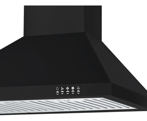 Campana Extractora 60cm Enxuta Cnenx116 Negra 190w 750m³/h 3 Velocidades Negro - Imagen 2