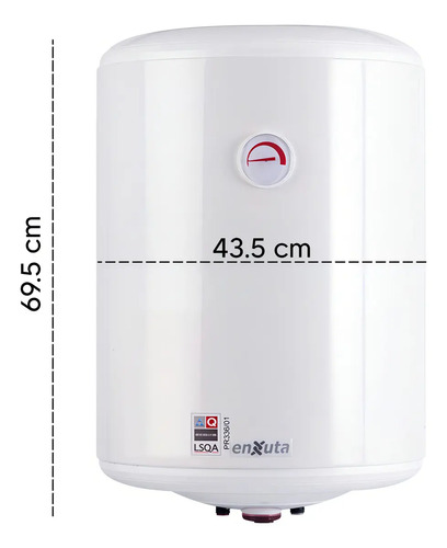 Termotanque Eléctrico Enxuta TENX2160 60L Blanco Eficiencia A - Imagen 2