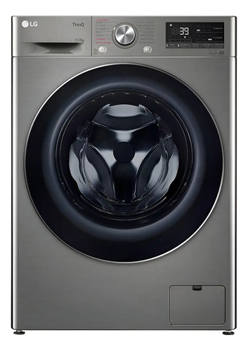 Lavarropas Automático LG Lava&seca Hasta 11kg Color Plateado