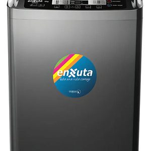 Lavarropas Carga Superior 8 Kg Enxuta Dark Inox