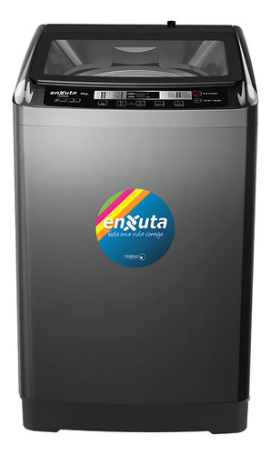 Lavarropas Carga Superior 8 Kg Enxuta Dark Inox