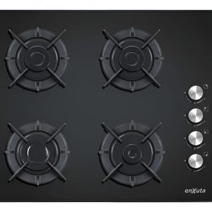 Anafe A Gas Enxuta Aenx5542ng Vidrio Color Negro Color Vidri