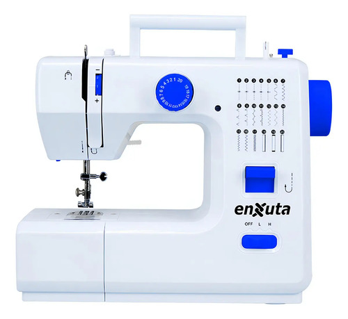 Máquina De Coser Enxuta Mcenx3720 20 Patrones De Puntadas Bl
