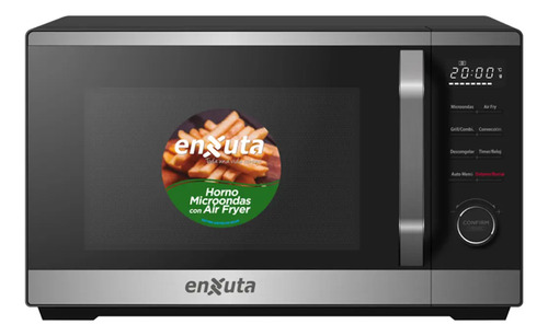 Microondas Freidora Sin Aceite Con Grill 23L Enxuta Moenxaf923n Negro