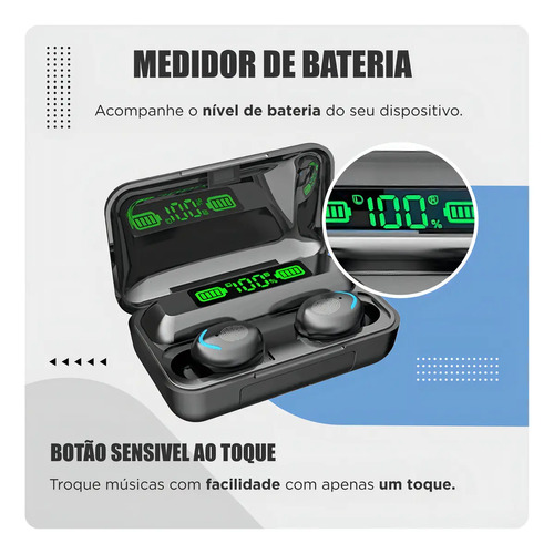 Auriculares Bluetooth F9-5 F9 Negro - Imagen 5