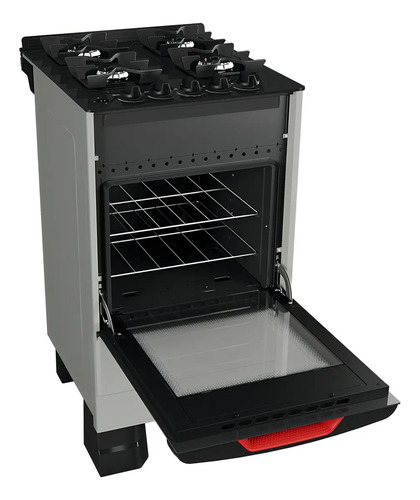 Cocina Multigas Enxuta Cenxv27542t 4 Hornallas Con Grill Gri - Imagen 3